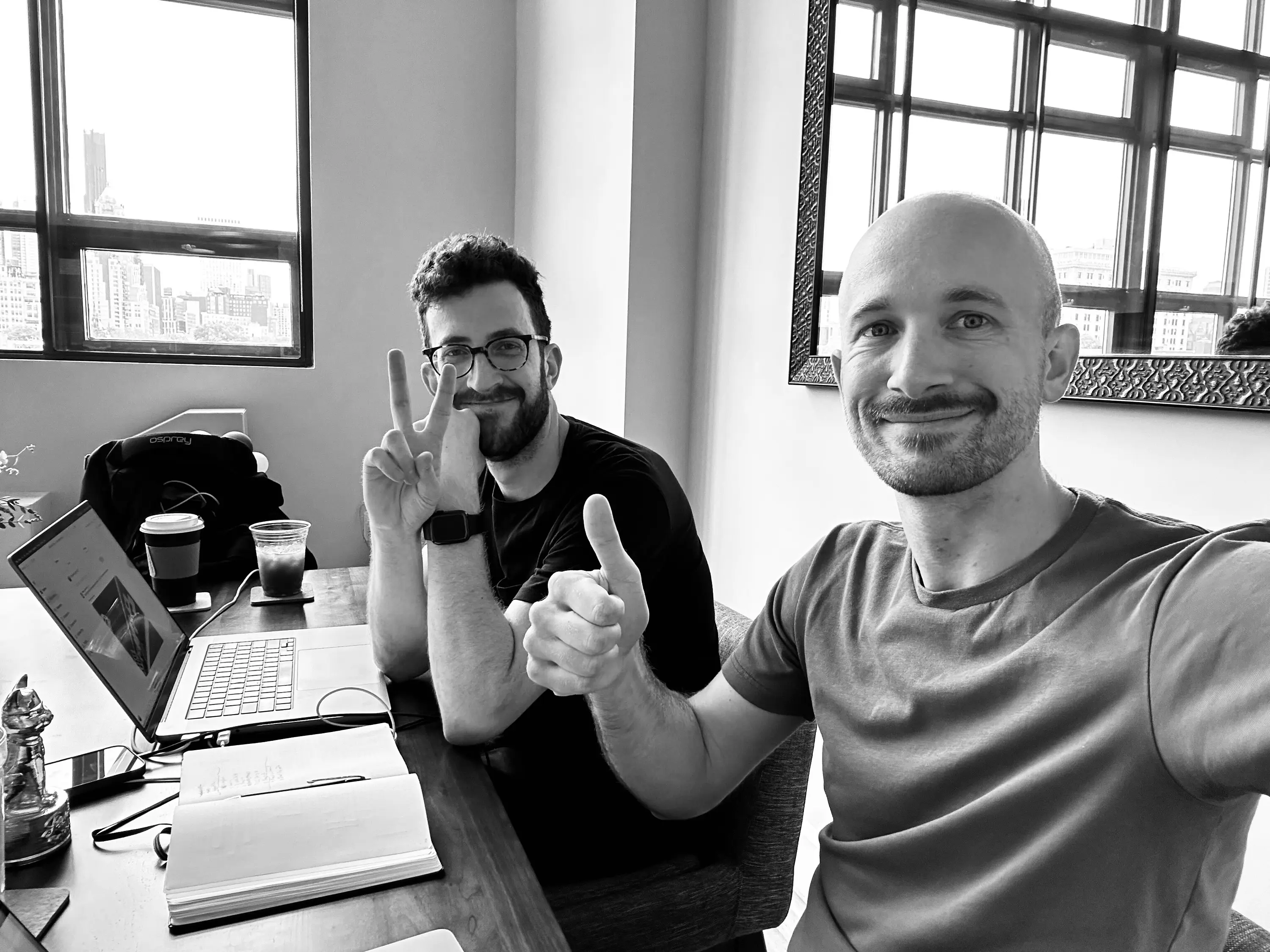 Campsite’s co-founders Brian Lovin (left) and Ryan Nystrom (right).