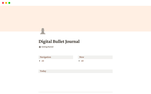 Digital Bullet Journal
