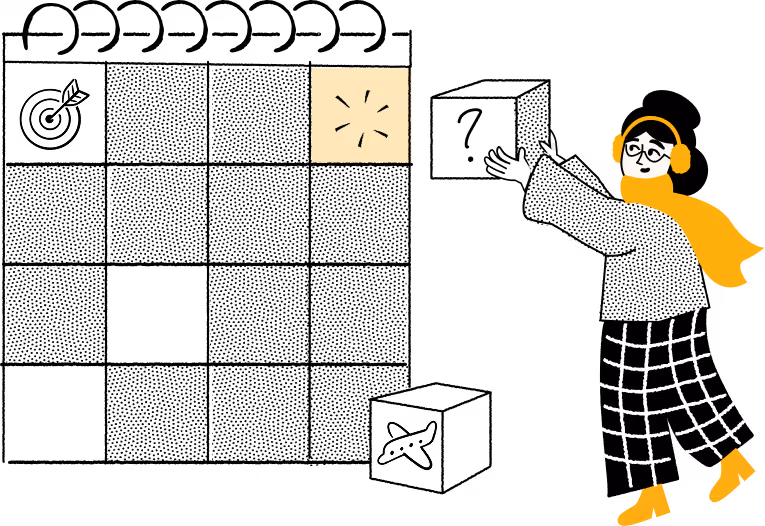 Template editorial illustration